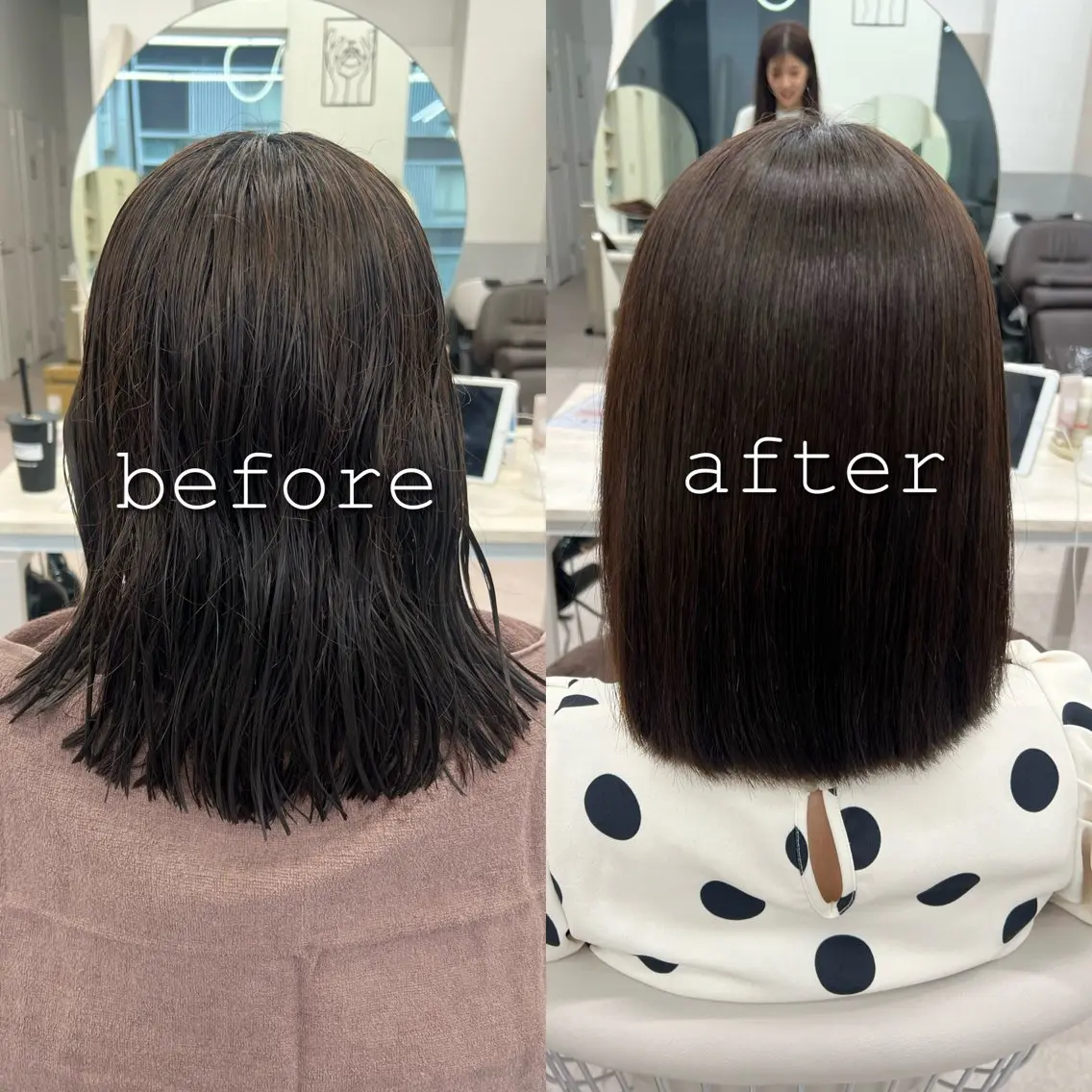 ショート カラー 縮毛矯正 カット ヘアカラー 縮毛矯正 トリートメント 美髪矯正/髪質改善/ 艶髪🤍伊藤梨紗のヘアスタイル