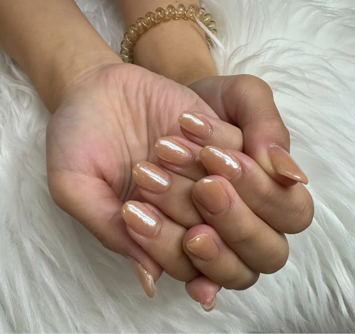 ネイル オーロラネイル GrandGreen eye & nailのネイルデザイン