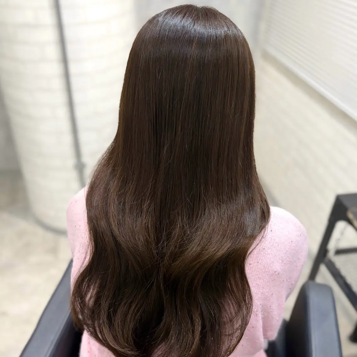 ロング カラー 透明感カラー カット ヘアカラー トリートメント shiori/透明感 /顔周り/髪質改善のヘアスタイル