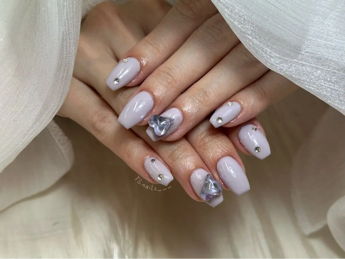 ネイル キラキラネイル マグネットネイル 持ち込み シンプルネイル TS. nails___のネイルデザイン