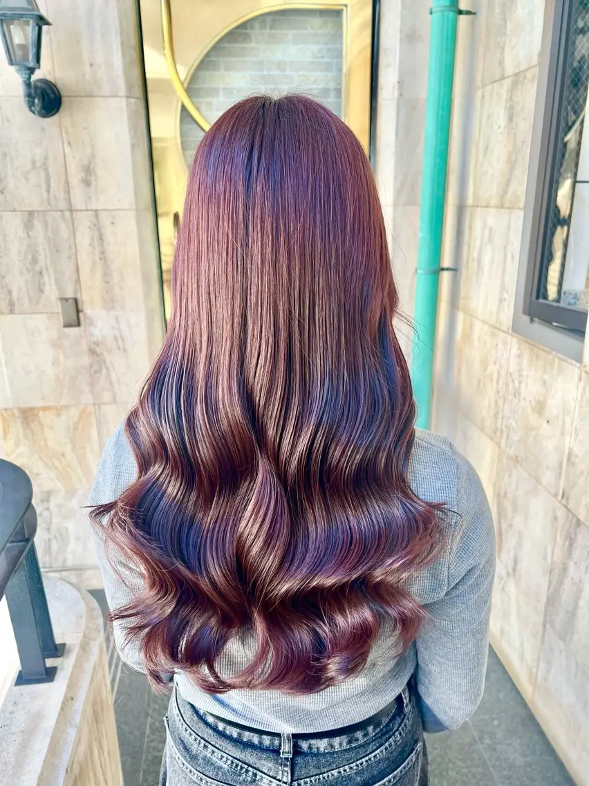 ロング ヘアカラー トリートメント ✨艶髪✨透明感✨ 山内大樹のヘアスタイル