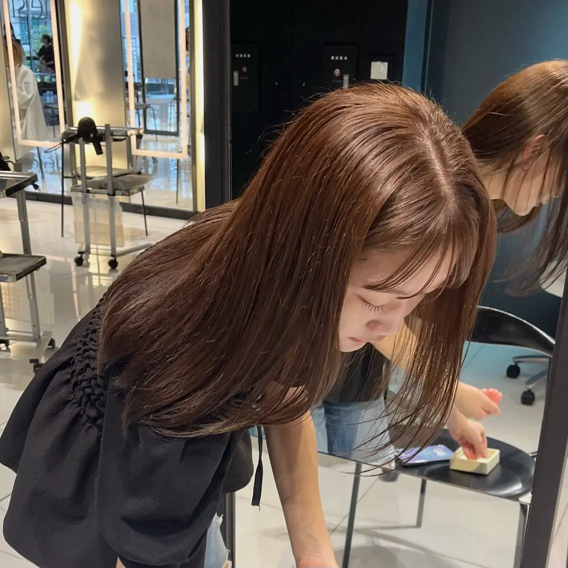 ブリーチなしワンカラーのみ(シャンプーブロー込み)の写真