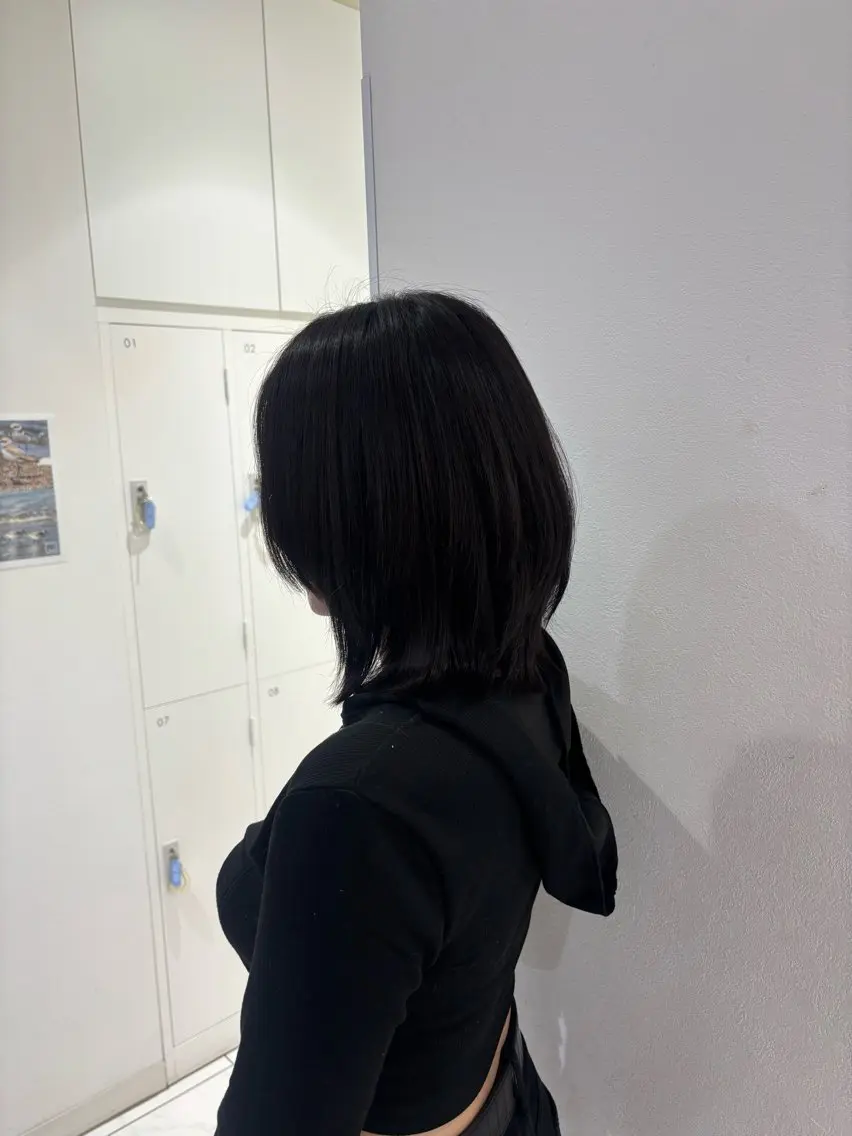 ミディアム ヘアカラー 髪質改善カラー 🦋さきねのヘアスタイル