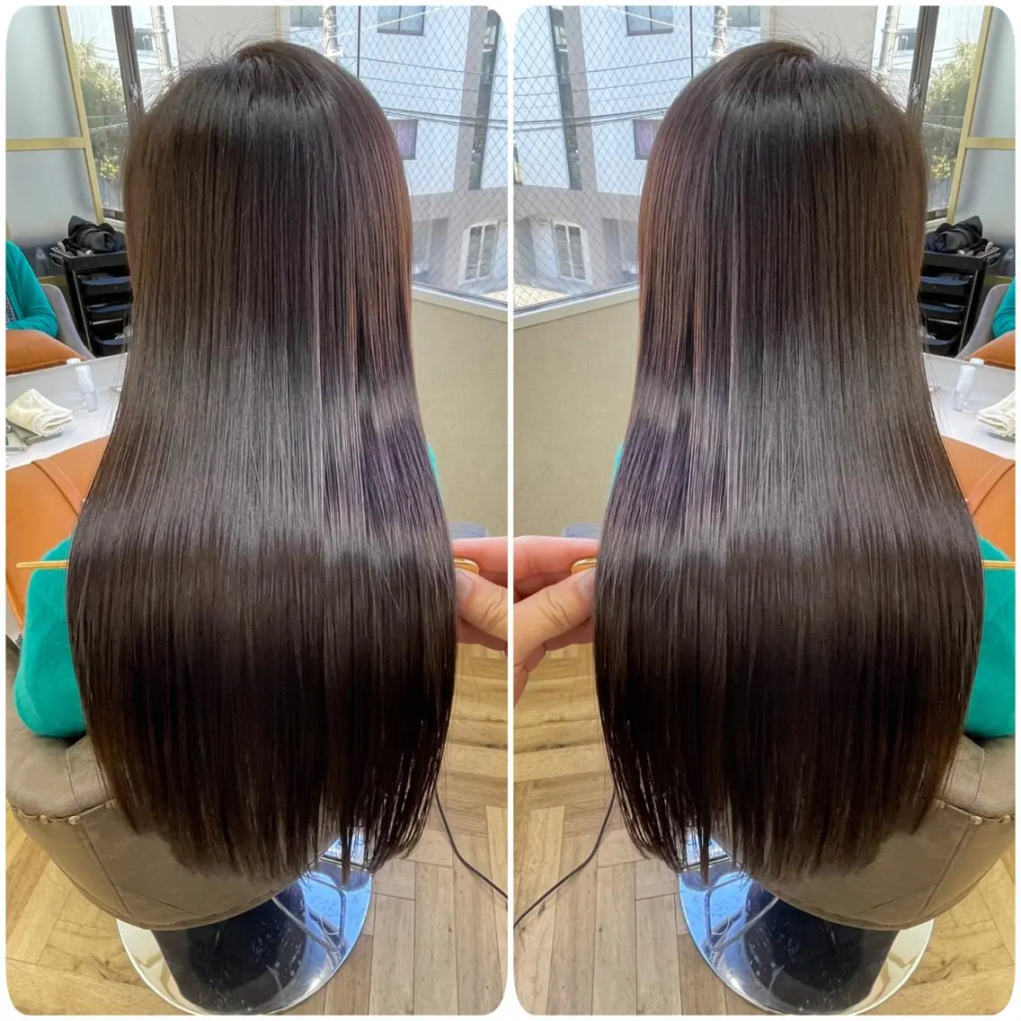 ロング カラー 髪質改善特化 ESSENCIAのヘアスタイル