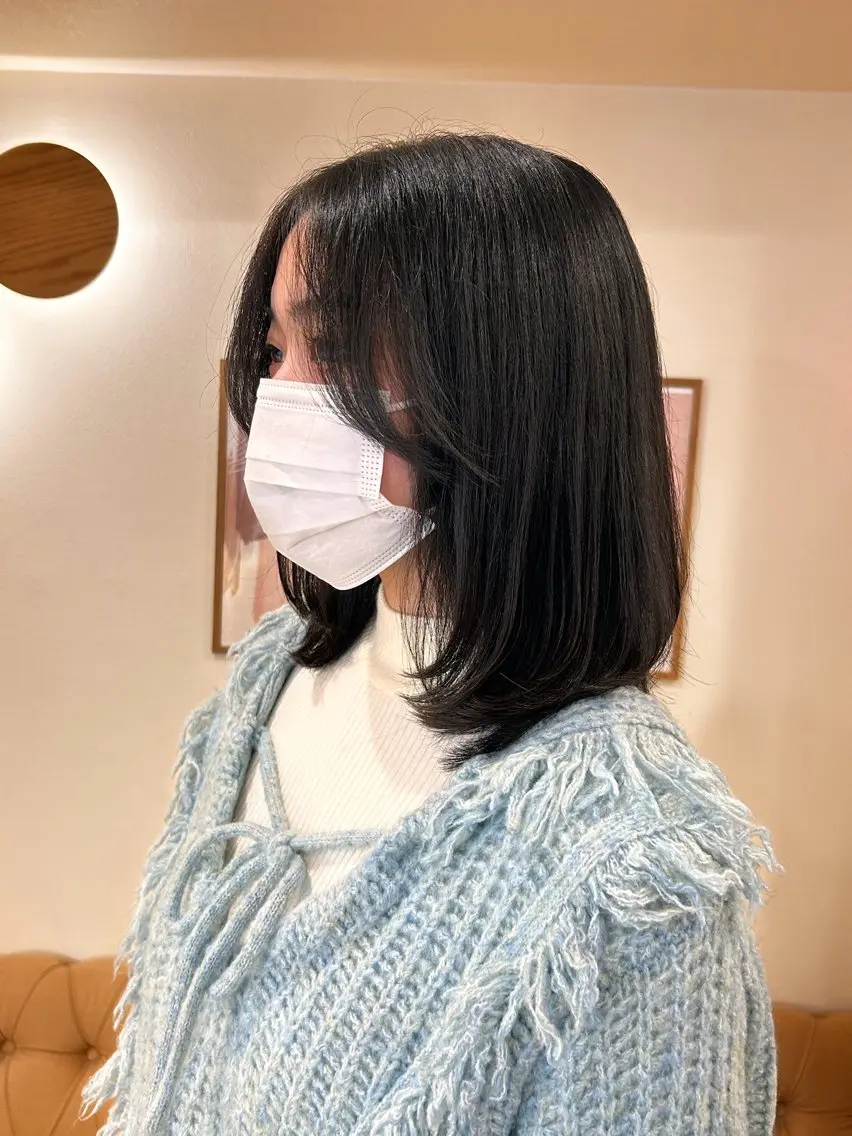 ミディアム rino/カット/ ショート／名古屋のヘアスタイル