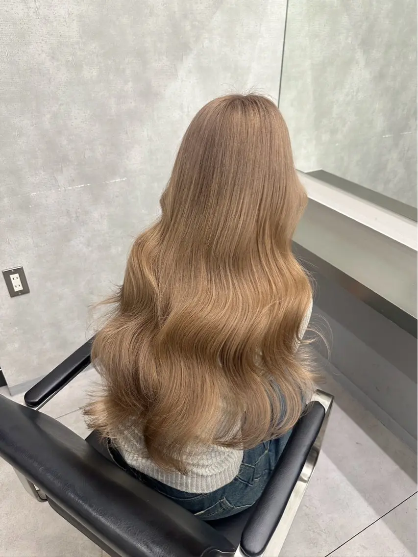 カラー ヘアカラー Seleneキズナ ワンカラー/ブリーチのヘアスタイル