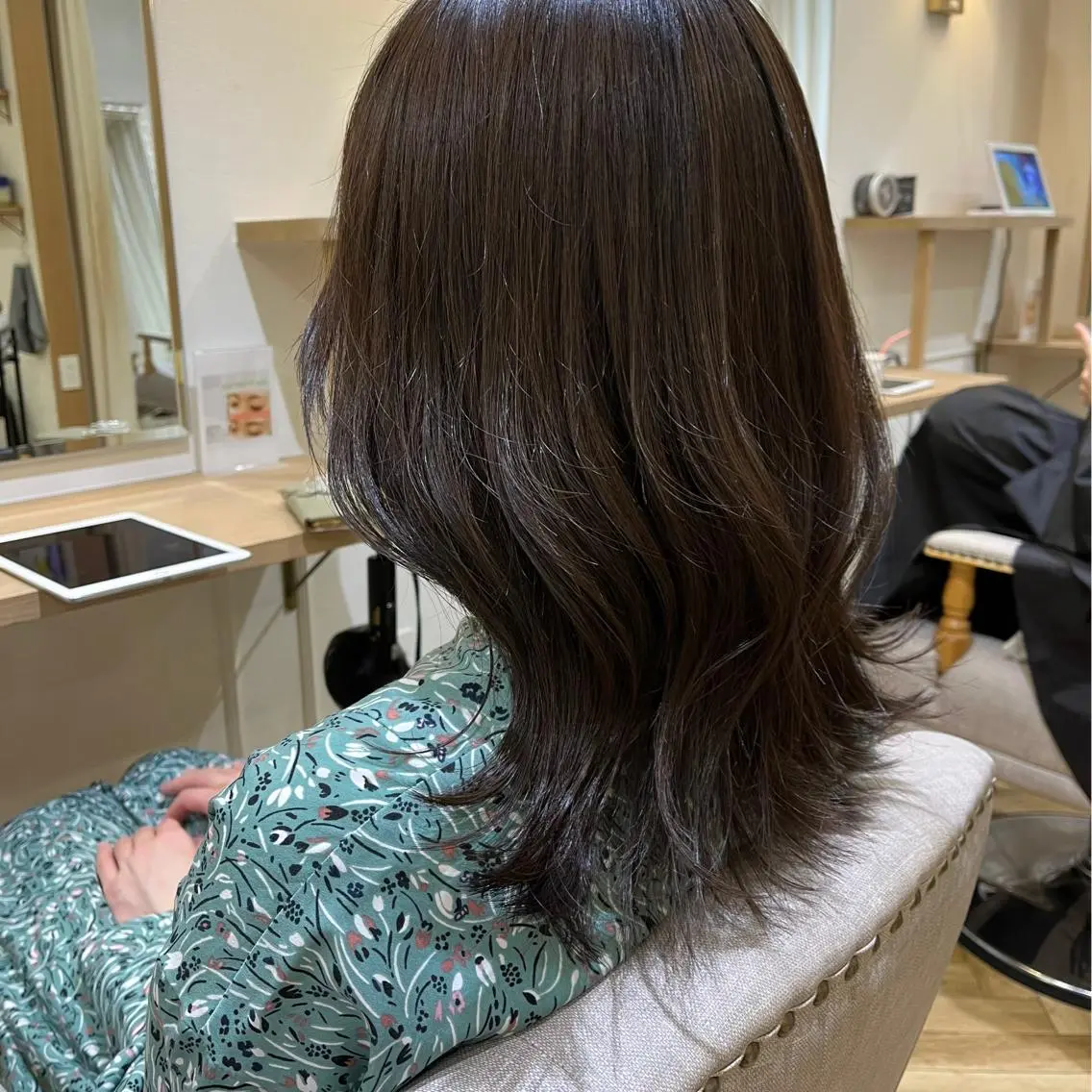 ミディアム カット ヘアカラー 韓国ﾍｱ&ｼｮｰﾄ ボブ💜桑原のヘアスタイル
