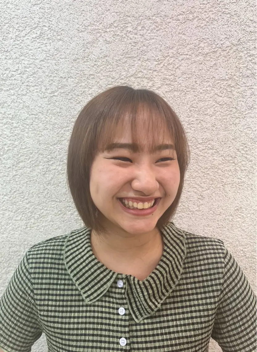 ショート ボブ カット トリートメント 白髪ぼかし/北浜 奥野　仁礼のヘアスタイル