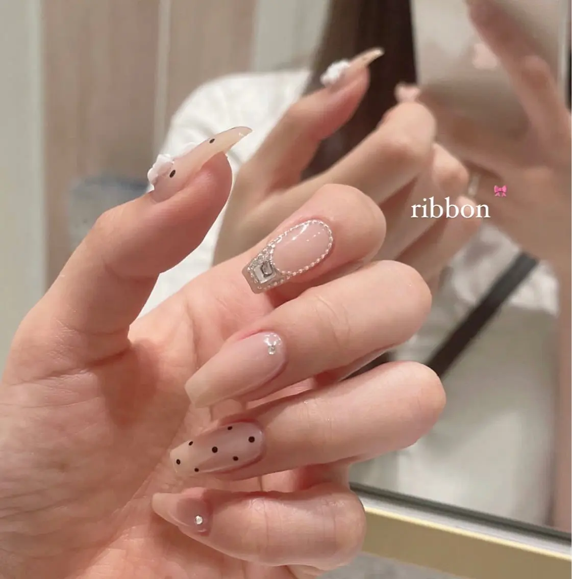 ネイル ハンドネイル 🧸原宿の美フォルム ネイリスト🧸いいだのネイルデザイン