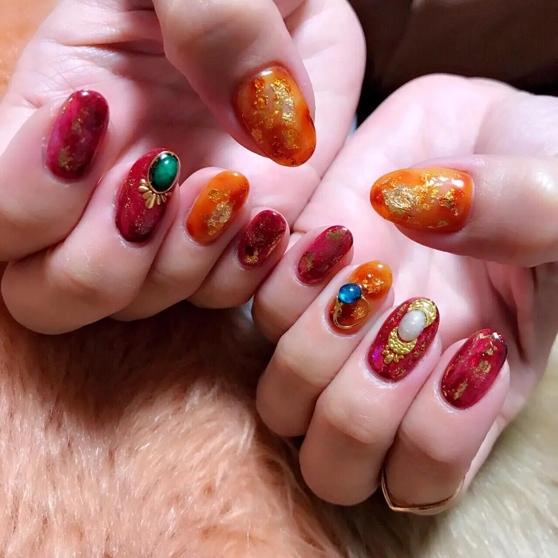 ネイル ハンドネイル nail salon A'n bijouのネイルデザイン