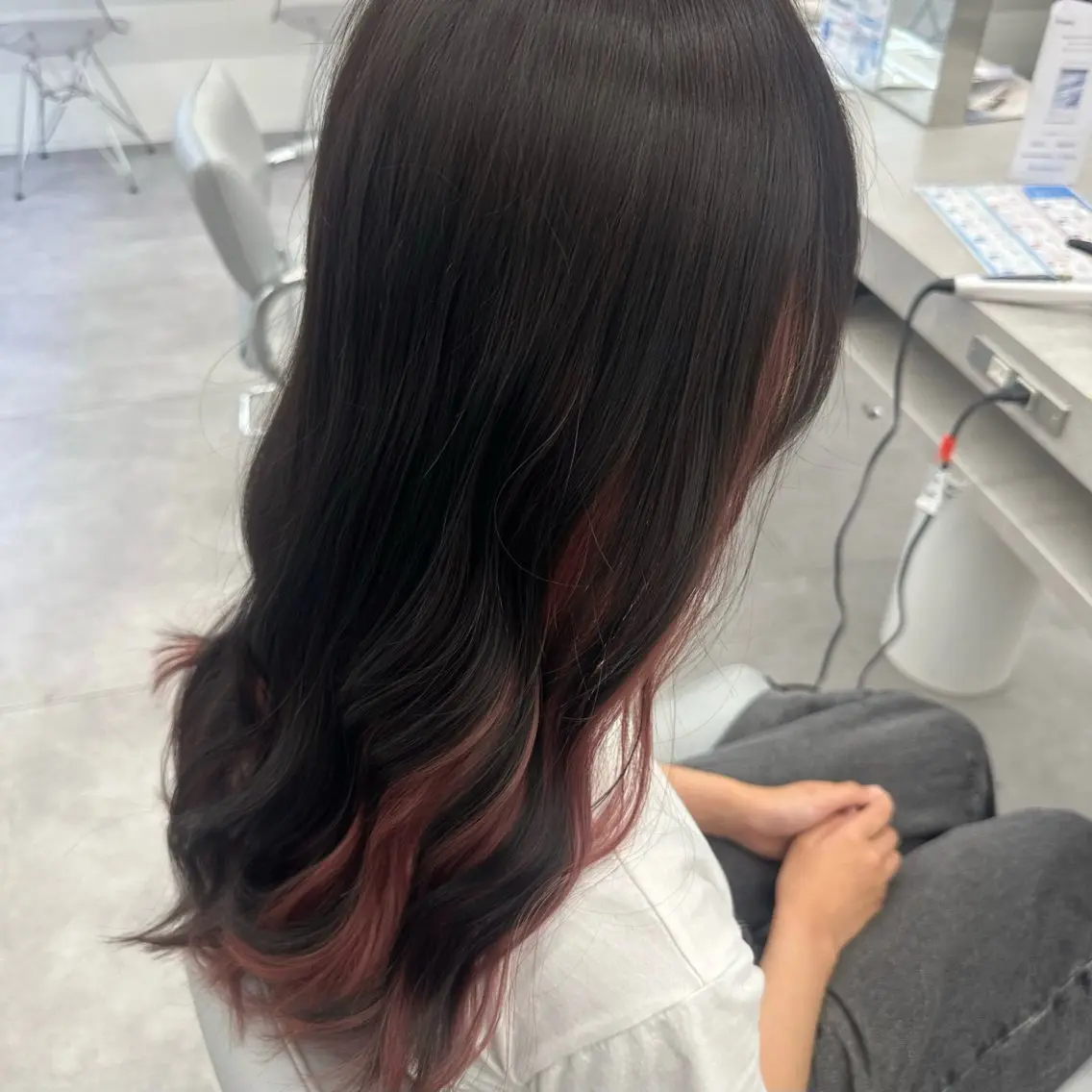 ロング ヘアカラー ボブハイトーン 🖤Ayame🖤のヘアスタイル