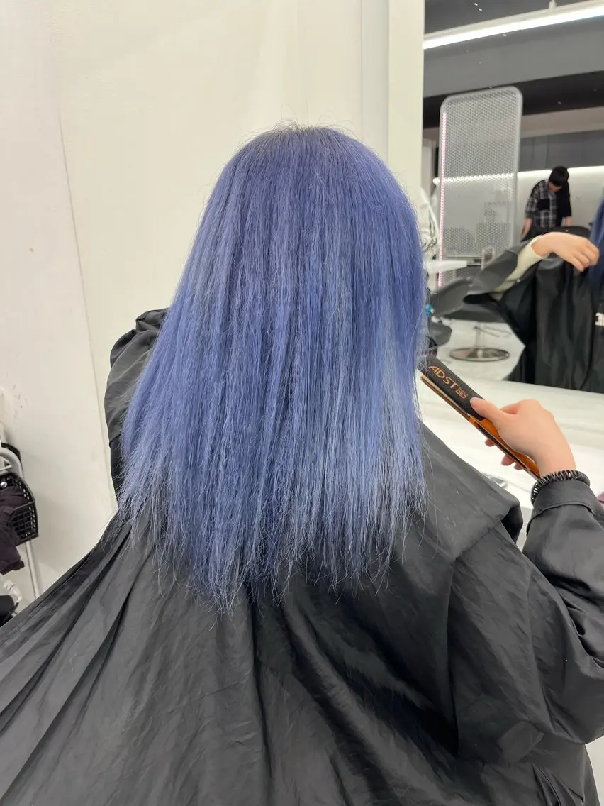 ロング カラー ブルーカラー ヘアカラー 💖トレンド春夏 カラー💖FUTAのヘアスタイル