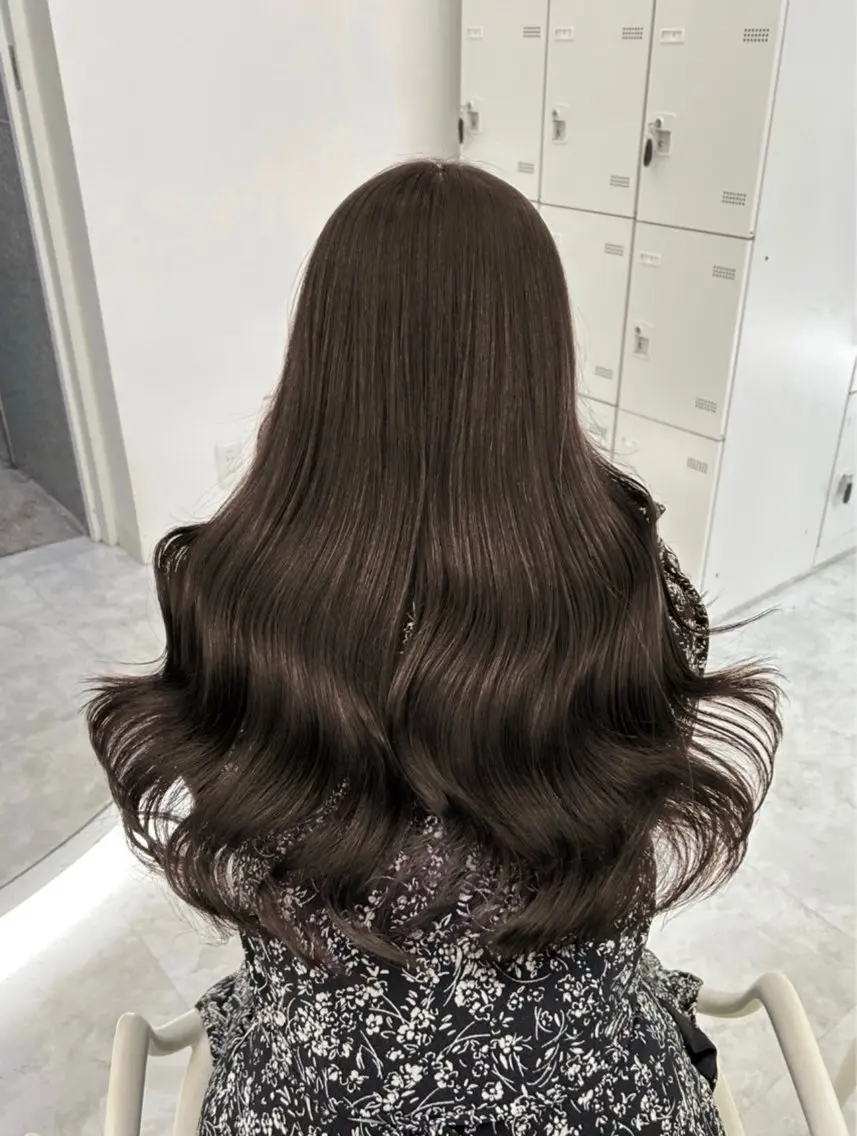 ロング カラー 🤍韓国艶ワンホン ヘアMayu🤍のヘアスタイル