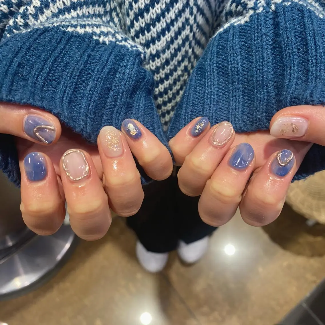 ネイル ニュアンスネイル ハンドネイル ∴Sanae. ∴ トータルビューティーのマツエク・マツパデザイン