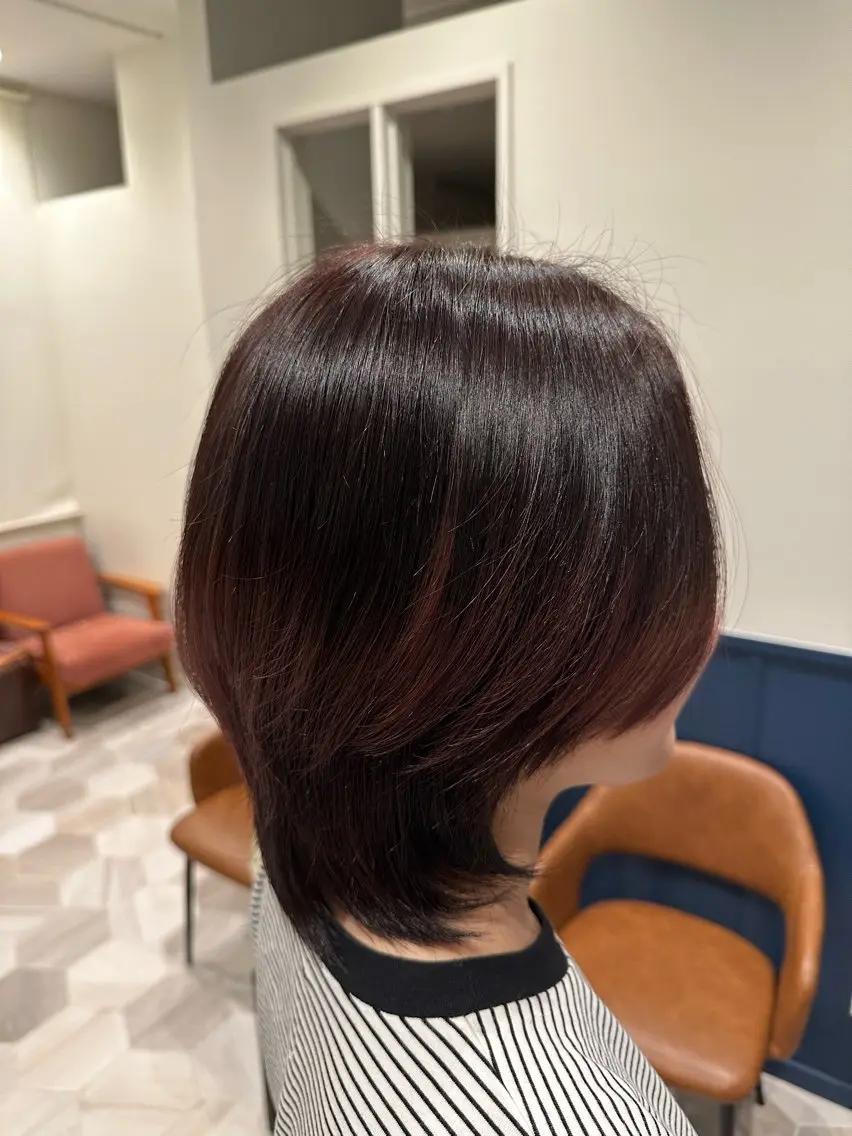 ミディアム Tanaka misakiのヘアスタイル