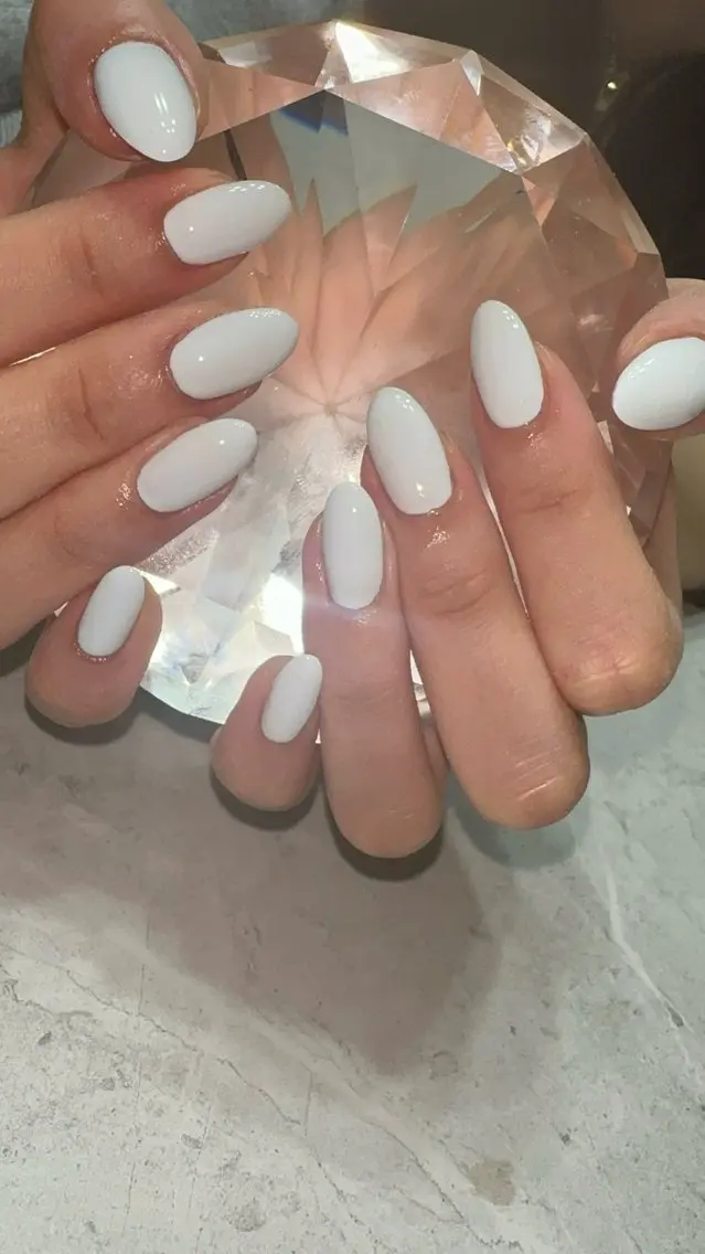 ネイル ブルー ホワイト ハンドネイル with nail.のネイルデザイン
