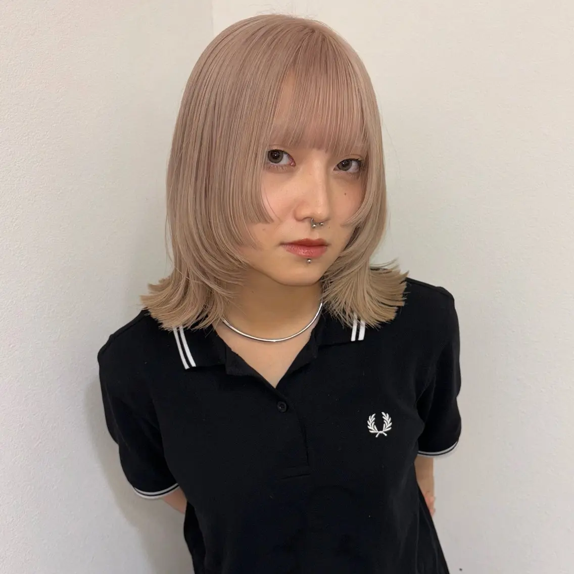 ミディアム カラー メイ ☪️のヘアスタイル