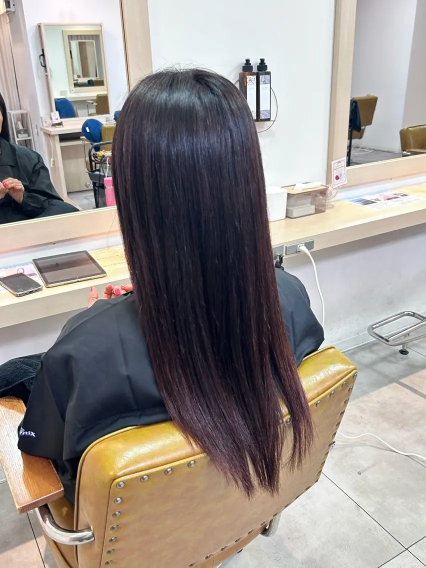 カラー ブラウンカラー 金山カラーモデル/ 山口恵里佳のヘアスタイル