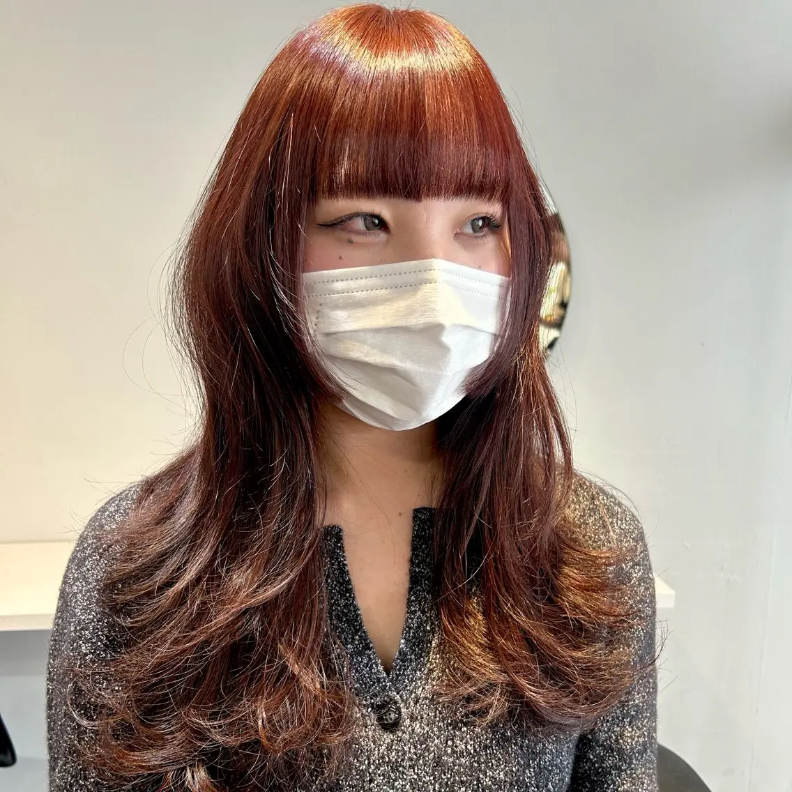 ロング カラー ヘアアレンジ カット ヘアカラー トリートメント レイヤーカット×髪質 改善🇰🇷シオリのヘアスタイル