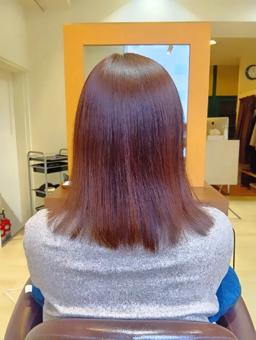 セミロング くせ毛 髪質改善 トリートメント カット トリートメント 小林暢🌟Orque 髪質改善サロン🌙のヘアスタイル
