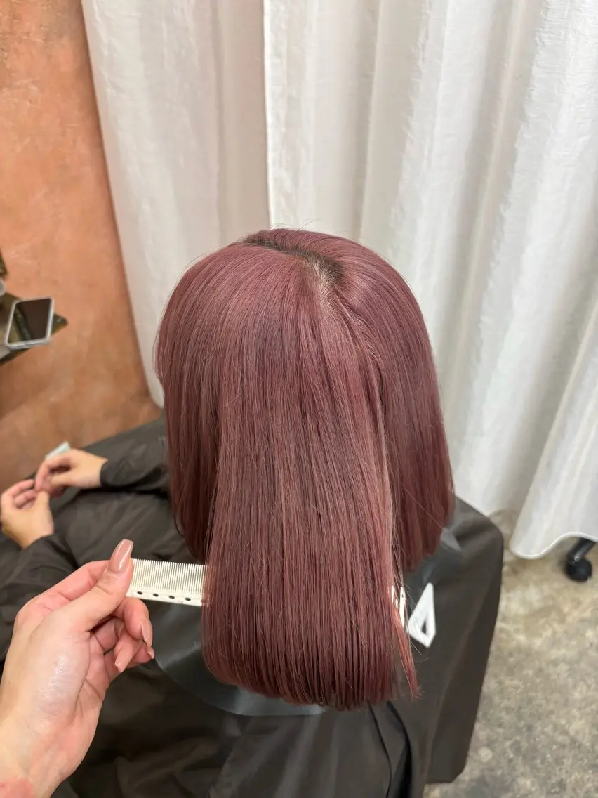 ミディアム ヘアカラー トリートメント Retsu /UniQのヘアスタイル