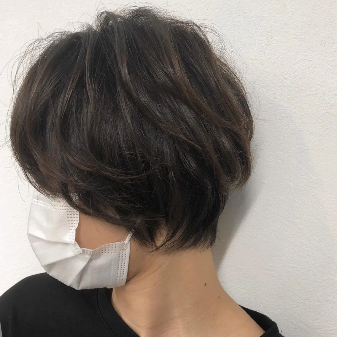 ショート ヘアアレンジ ショートボブ ハンサムショート ボブ レイヤーカット ショートヘア アンドウ ユウ/ レイヤーカット/韓国のヘアスタイル