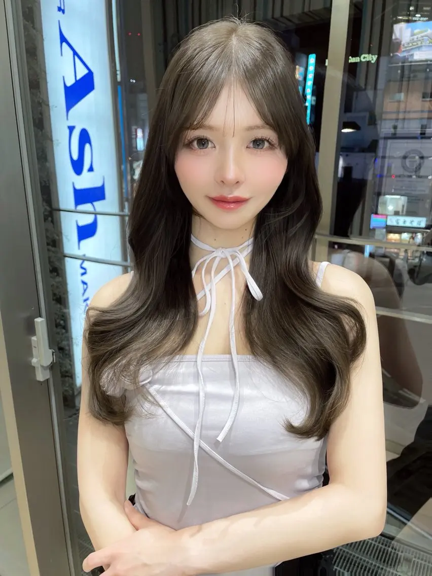 ロング カット ヘアカラー トリートメント ♡大人カワイイ hair♡徳井はやとのヘアスタイル