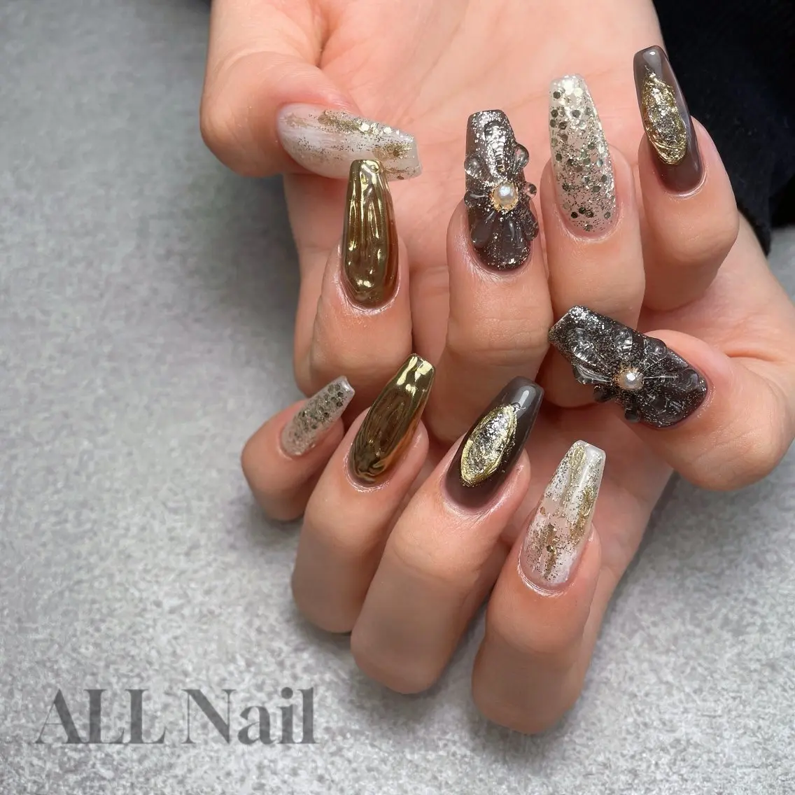 ネイル 成人式 長さ出し ニュアンスネイル ALL Nail &whiteningのその他イメージ