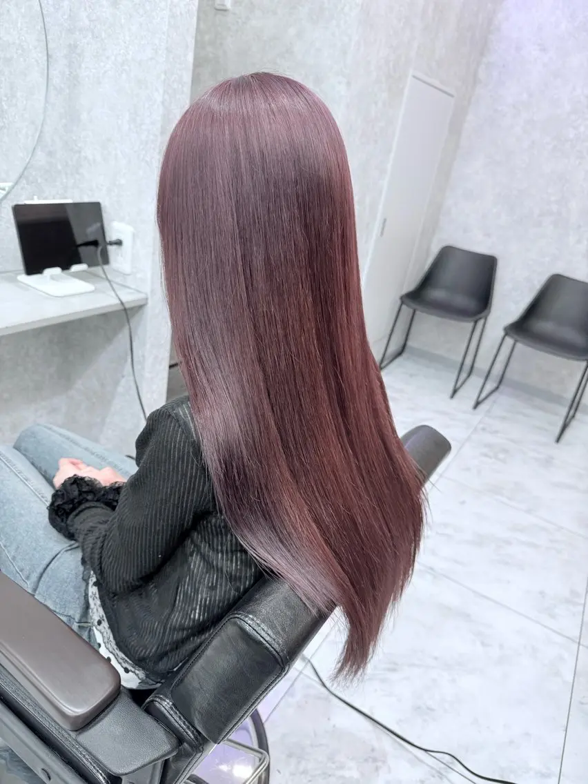 ロング カラー 🌺ハイトーン🌺 矢葺 なぎさ🌺🌺のヘアスタイル