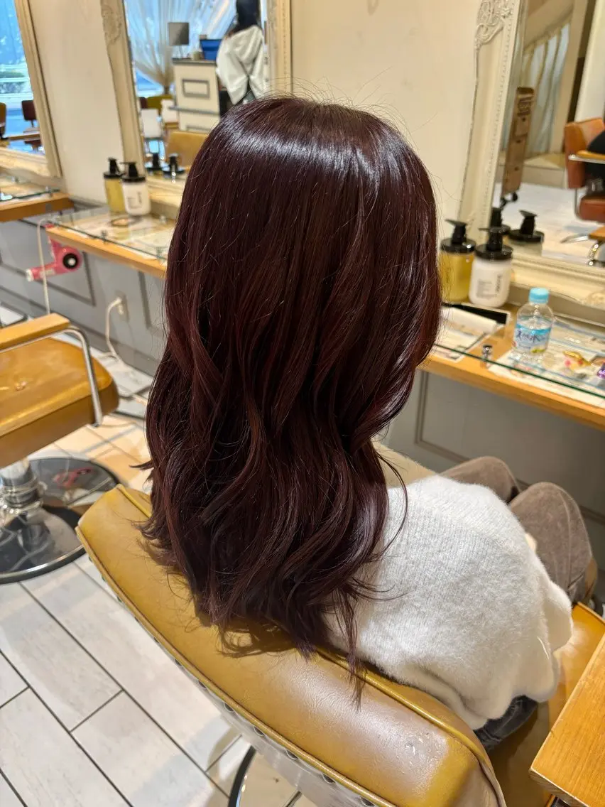 〘 🎀平日限定 🎀〙🩵ワンカラー️(ファッションカラー)🩵➕うる艶トリートメント付きの写真