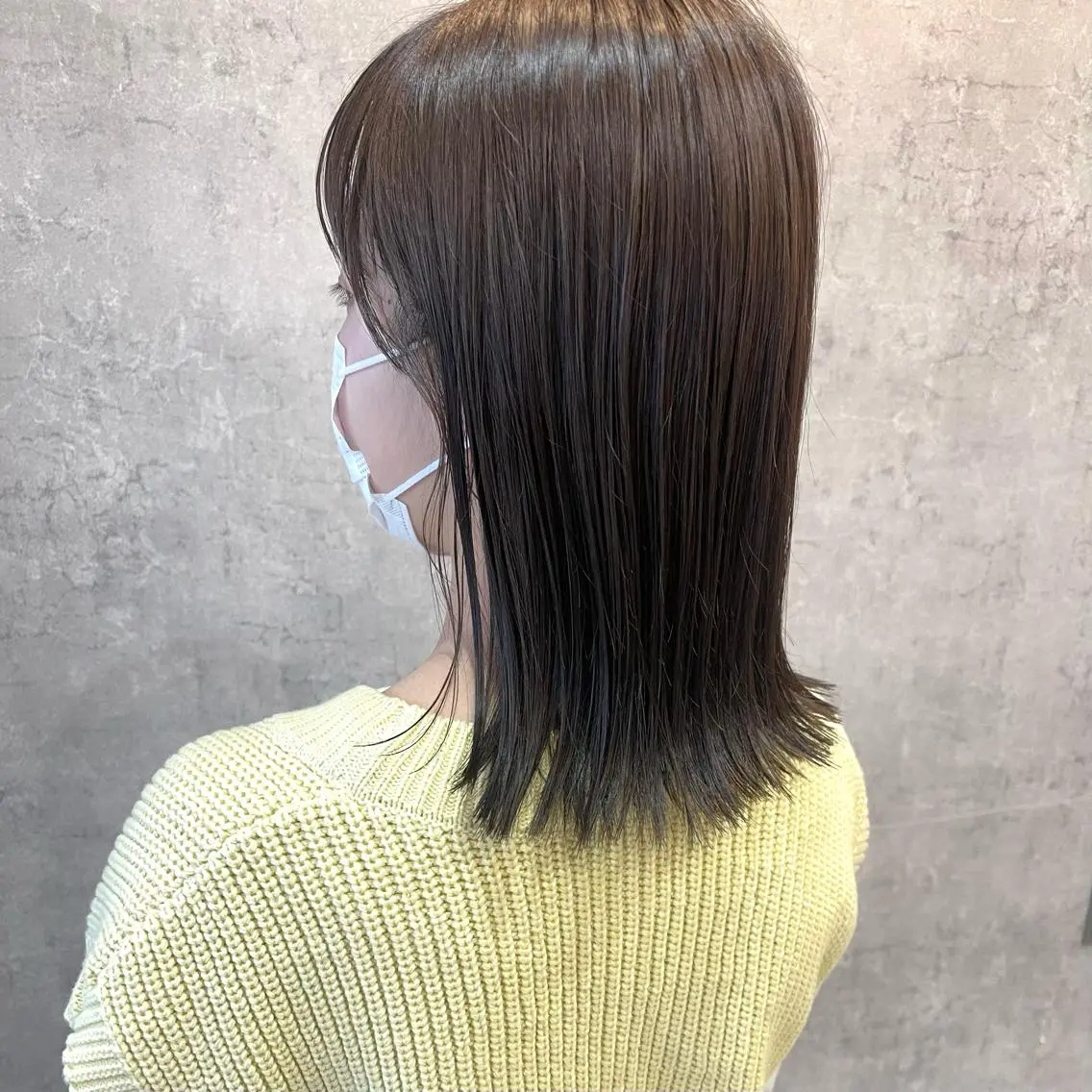 セミロング カラー ヘアアレンジ アッシュ オリーブカラー カット ヘアカラー トリートメント 🌻あいり merci.🌻のヘアスタイル