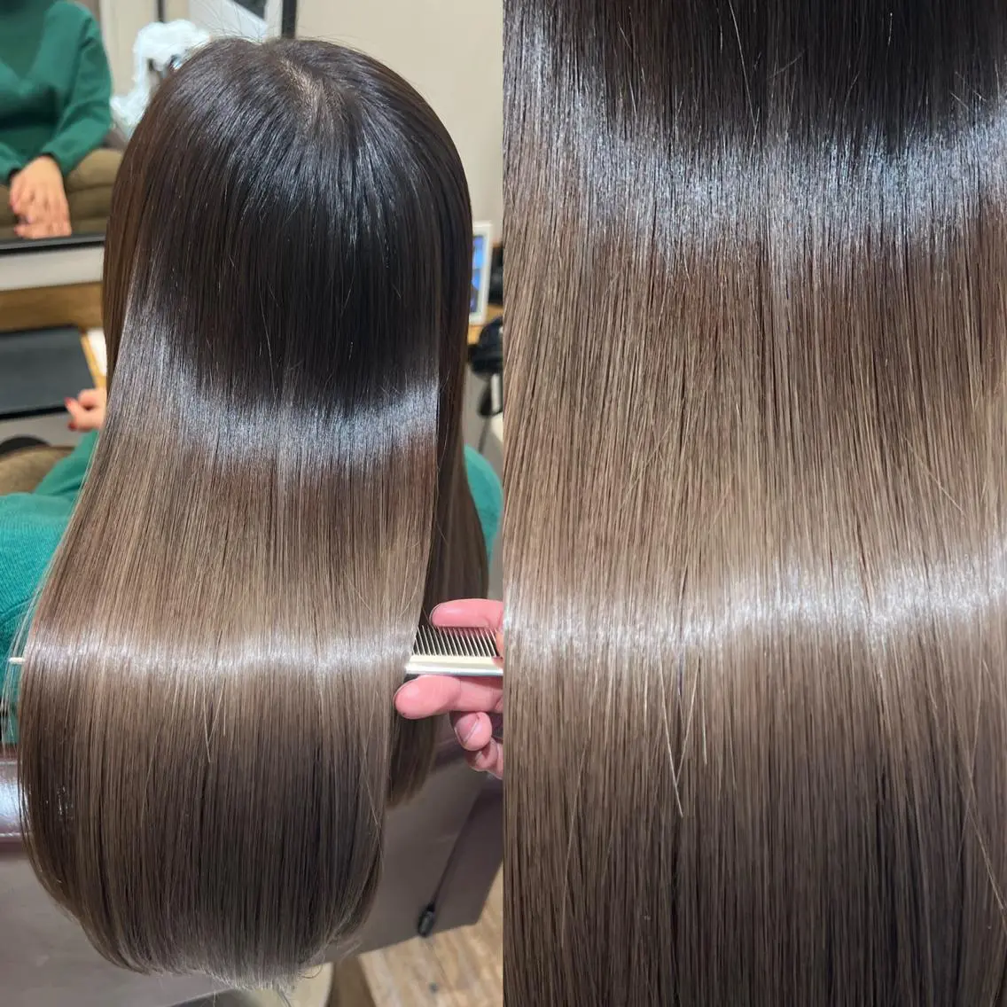 セミロング カラー 小嶋 秀明/ 本物の髪質改善⭐️のヘアスタイル