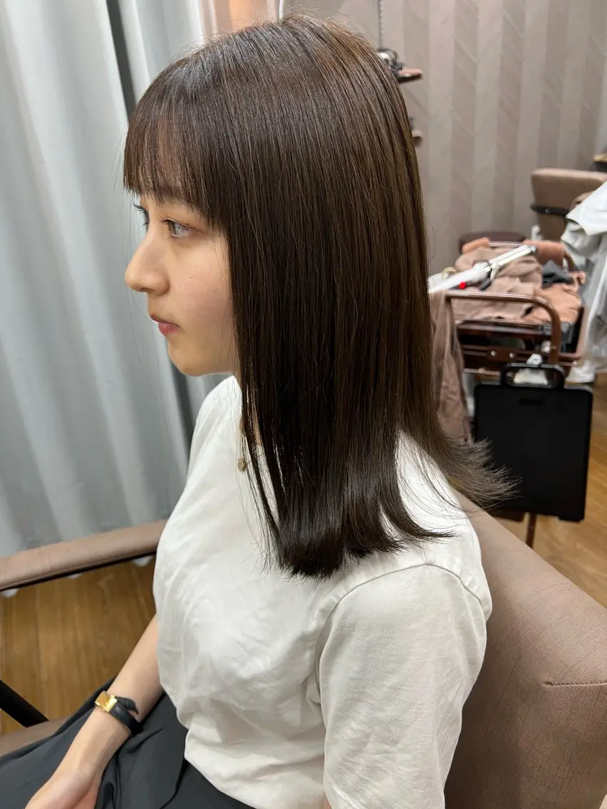 ミディアム TELA HAIR WAKABA🌱のヘアスタイル