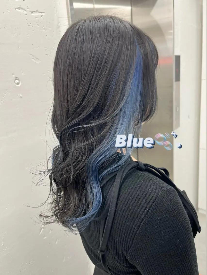 ロング カラー ブリーチ イヤリングカラー ヘアカラー トリートメント 🫧‪Ameri🫧 Emma ecoleのヘアスタイル