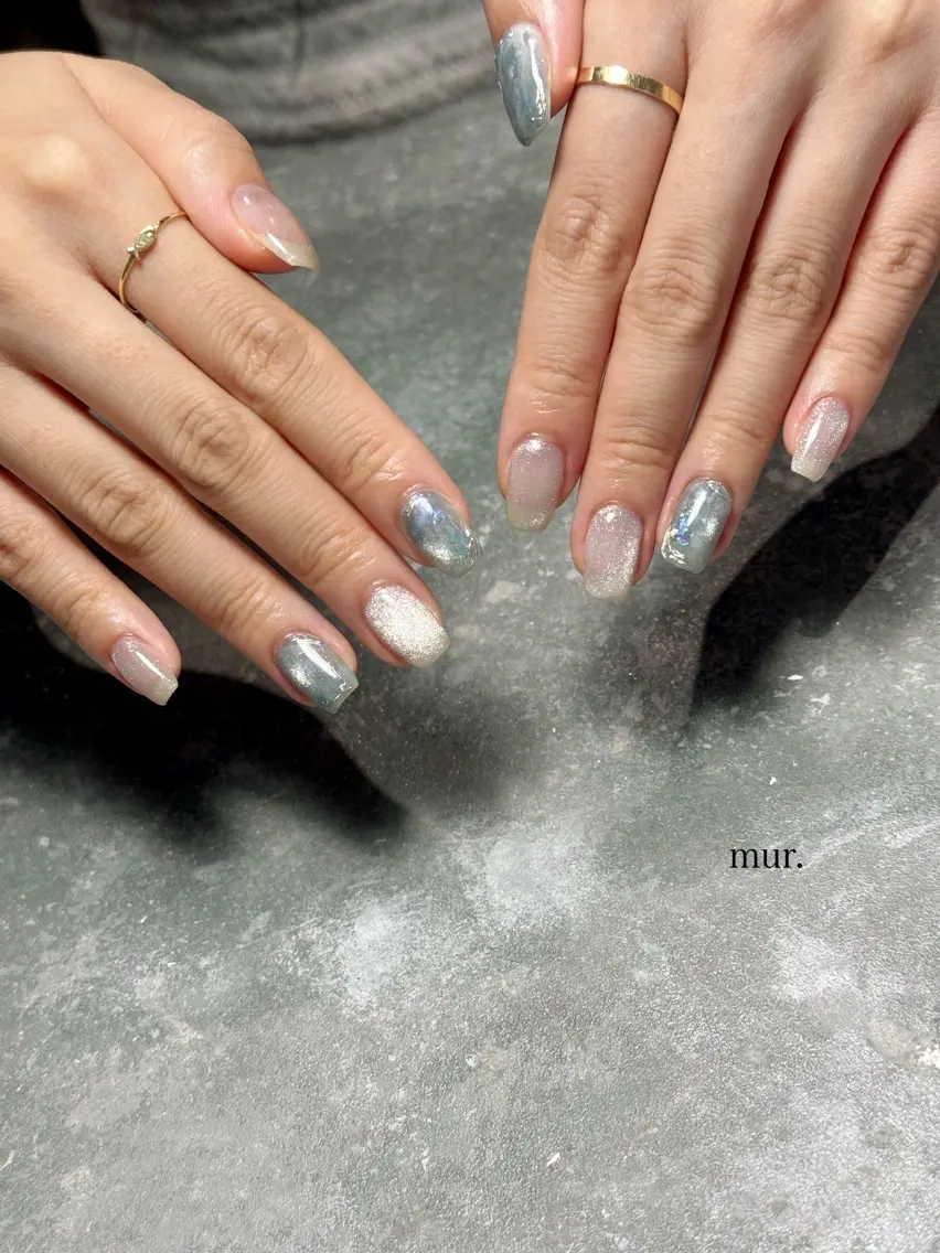 ネイル ニュアンスネイル ハンドネイル mur. harukaのネイルデザイン