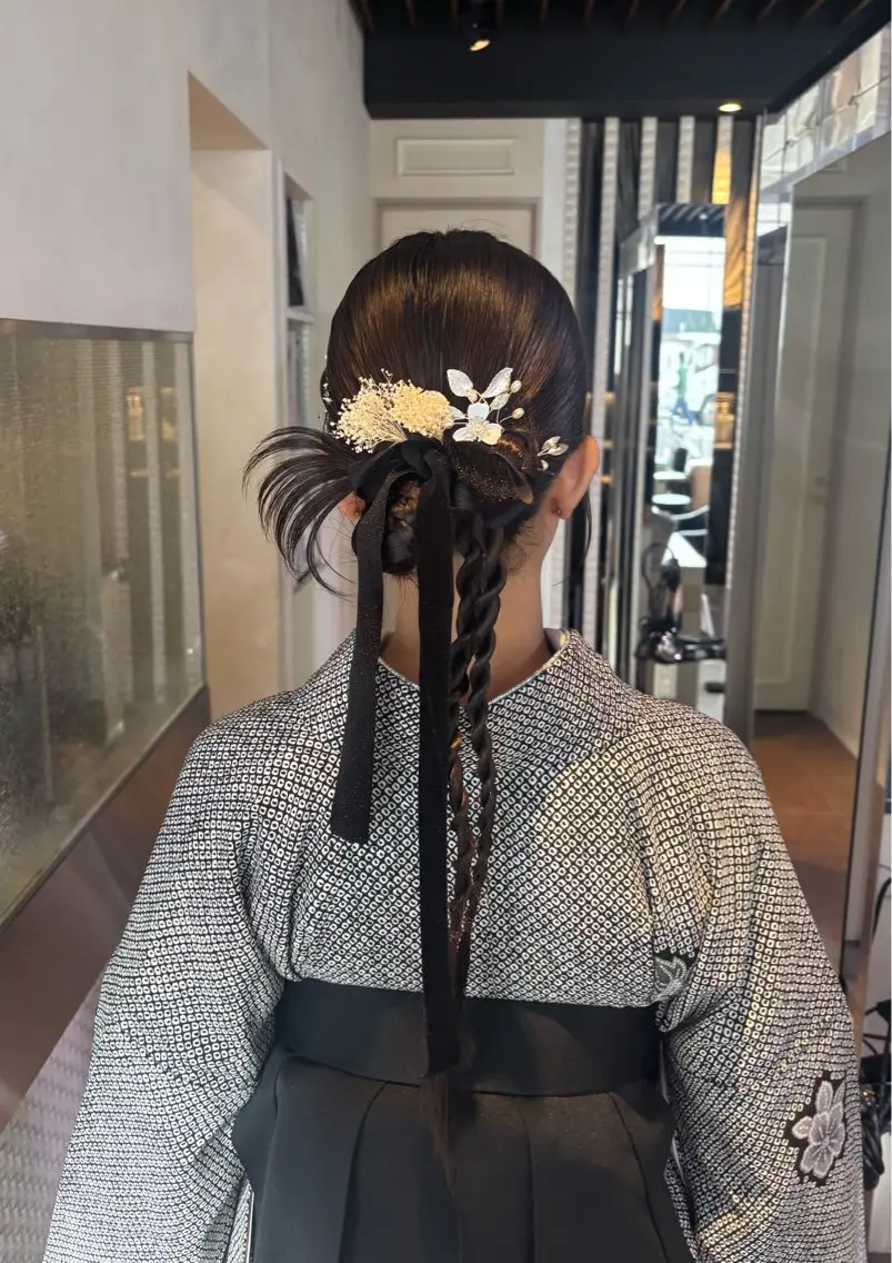 ロング 卒業式のヘアスタイル ヘアセット Nakano Noaのヘアスタイル
