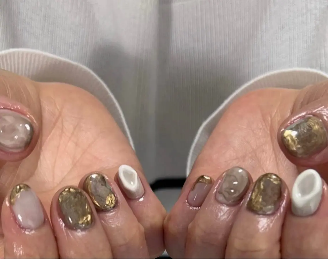 ネイル ハンドネイル ハンドケア nail salon una.のネイルデザイン