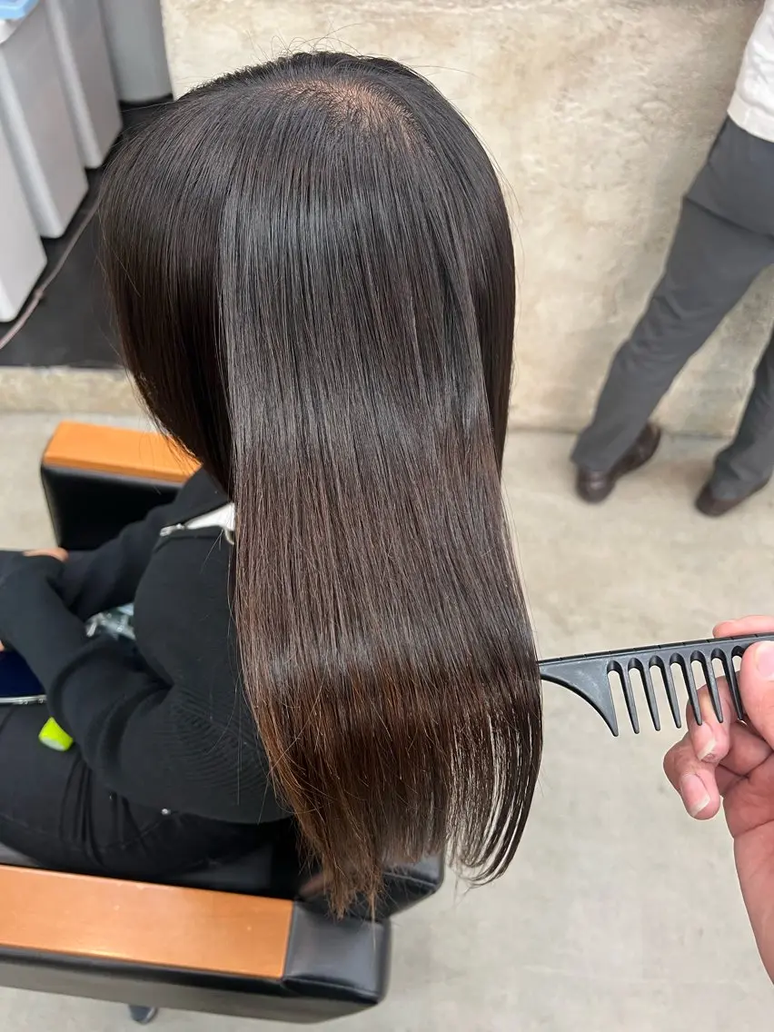 ロング パーマ 北村 岳久翔のヘアスタイル