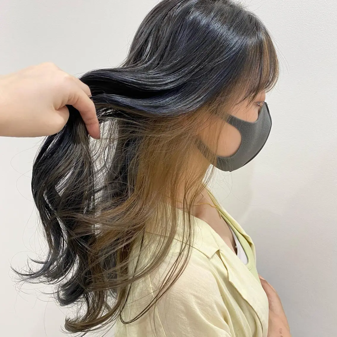 ロング カラー マンツーマン女性 美容師 奏のヘアスタイル
