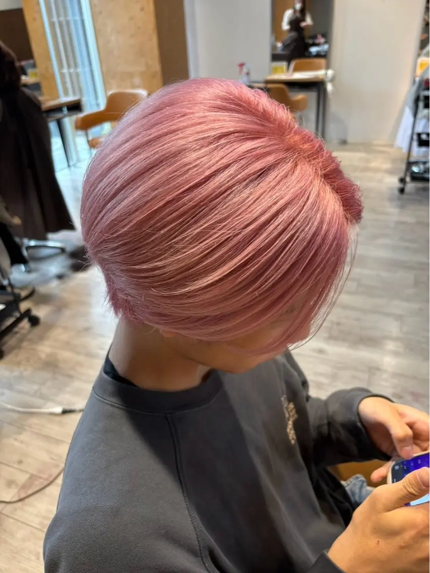 メンズ ヘアカラー 🦋メンズカット/パ ーマモデル紀輔🦋のヘアスタイル