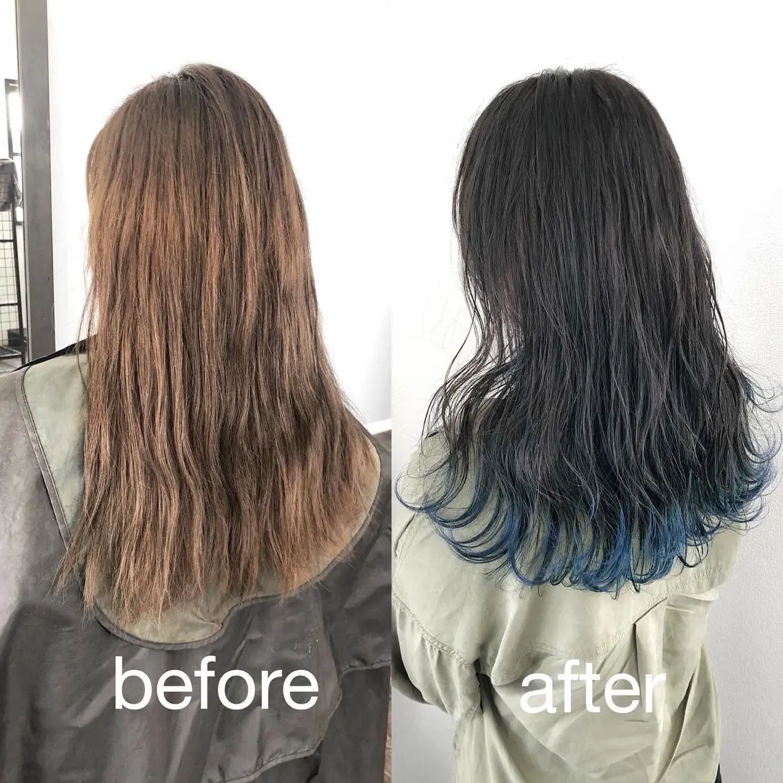 ロング カラー ブリーチ オレンジ 【 DIPTH 】 代表コウキ🥇のヘアスタイル