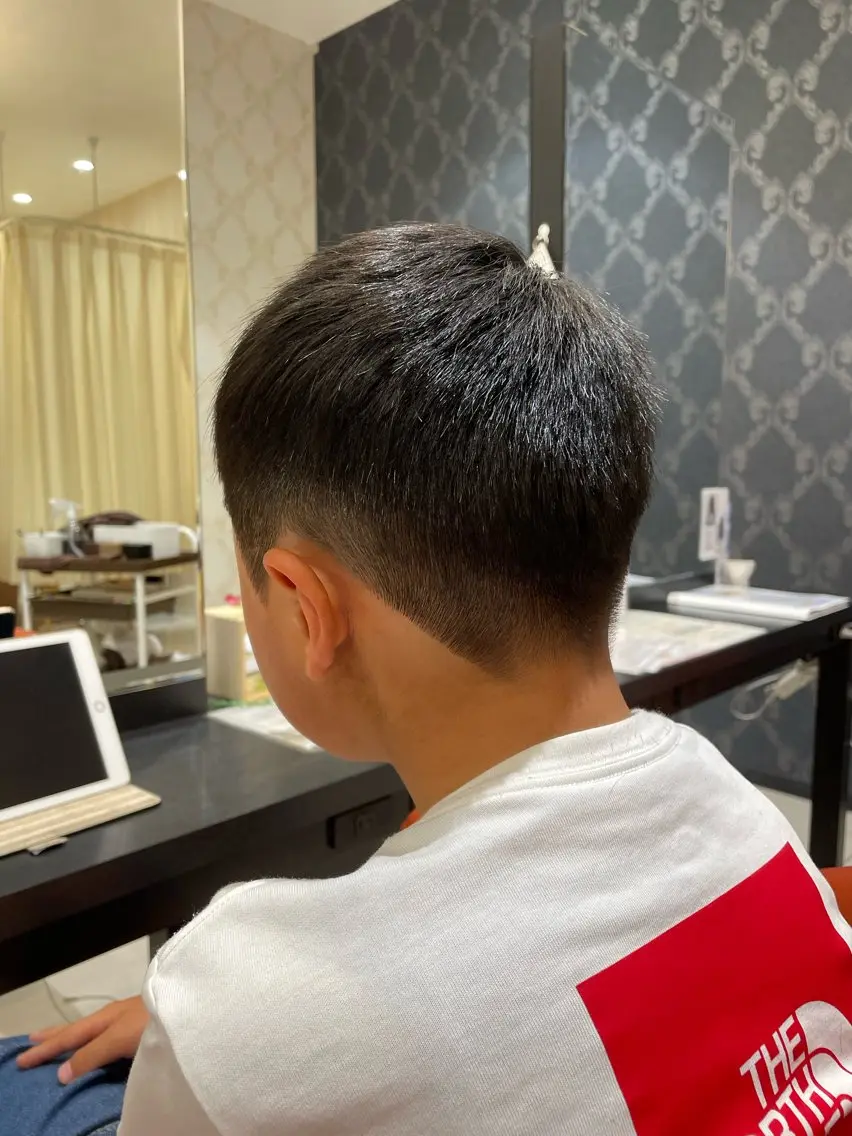 メンズ キッズ 野水 隆雅のヘアスタイル