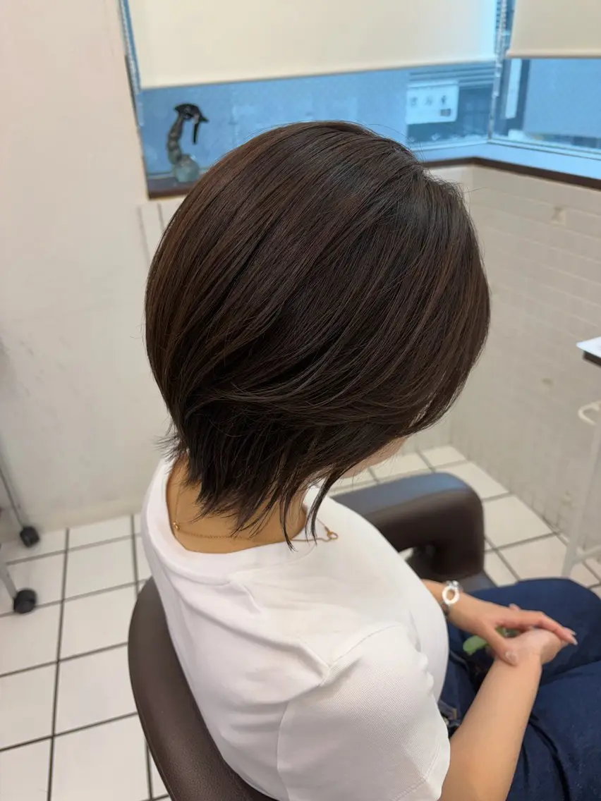 ショート カラー カラー/ブリーチ モデル募集⭐️龍侑のヘアスタイル
