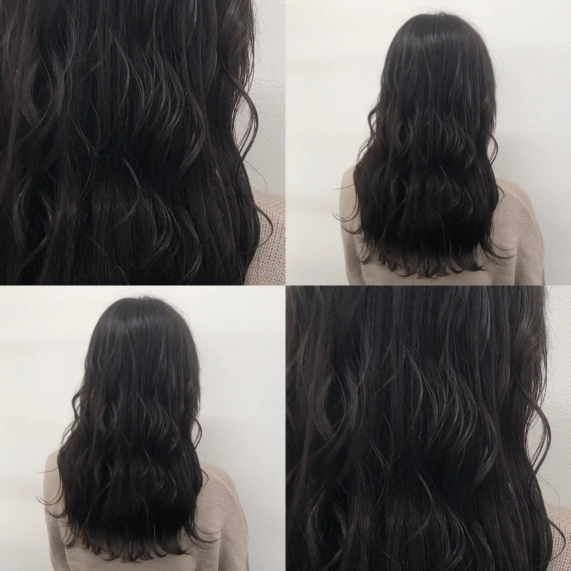 ロング カラー パーマ ヘアアレンジ メンズ キッズ ネイル マツエク・マツパ 上品＆韓国風 🥀海心🥀のヘアスタイル