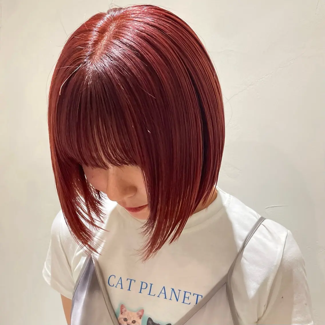 ミディアム 盛れる透明感カラー・ momokaのヘアスタイル