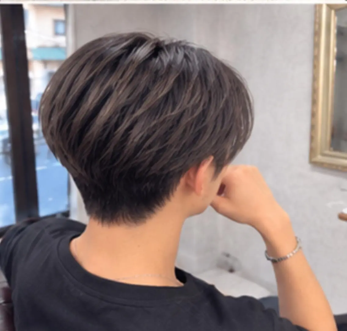 メンズ パーマ Lien 深井店のヘアスタイル