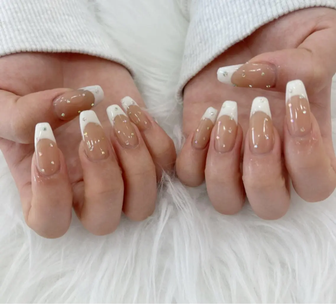 ネイル 長さ出し フットネイル ジェルネイル 韓国ネイル マグネットネイル #Amin nail salonのネイルデザイン