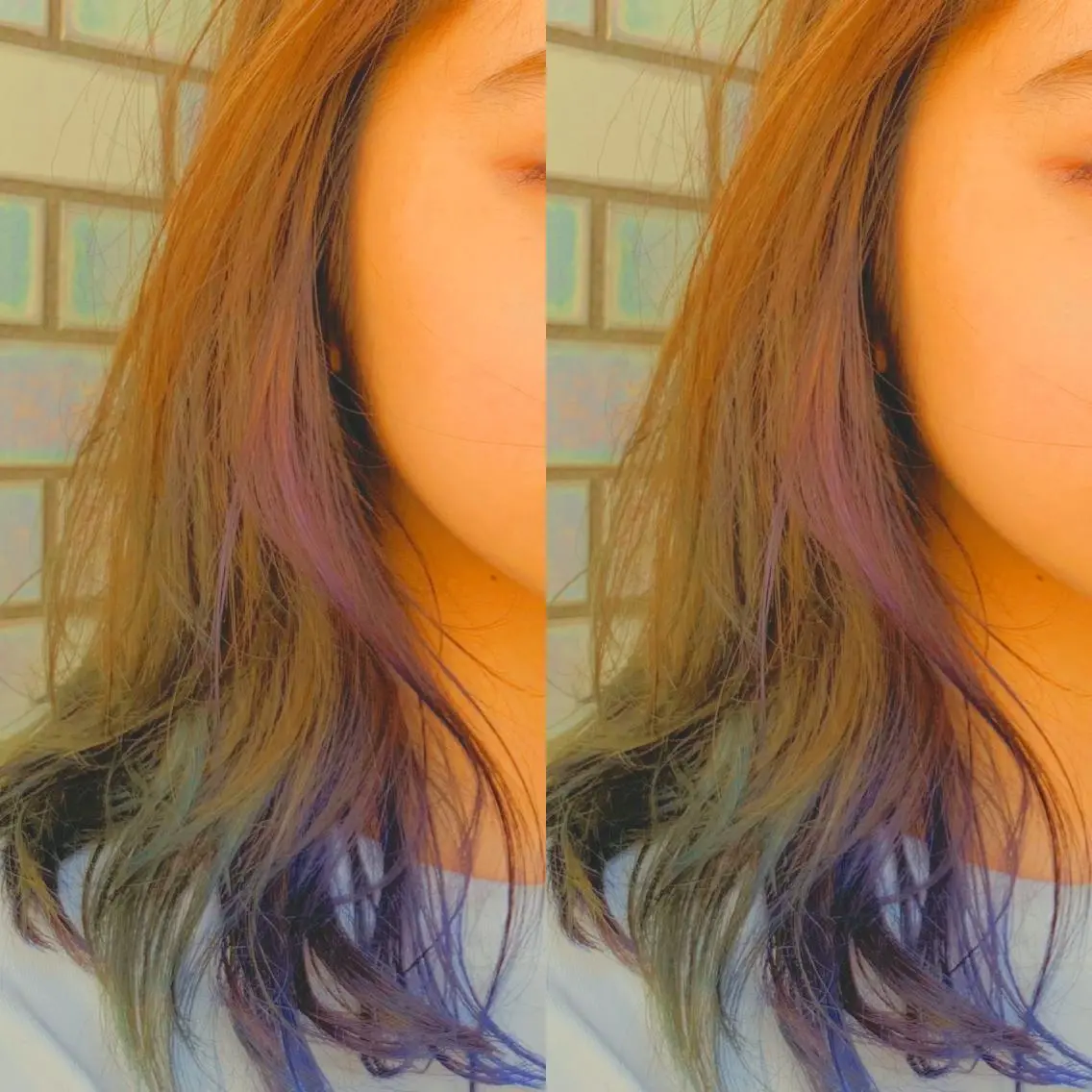 カラー インナーカラー ヘアカラー トリートメント 藤森 希美のヘアスタイル