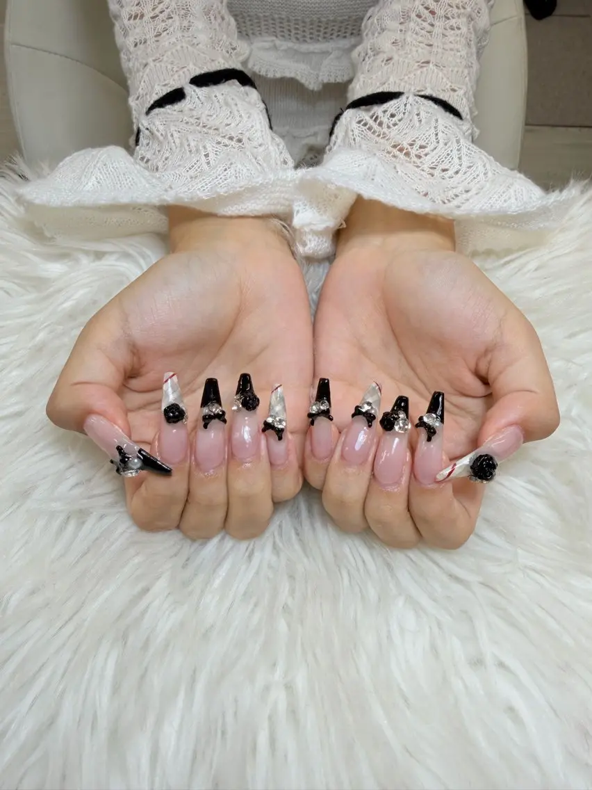 ネイル Anh ゴテゴテネイルのネイルデザイン