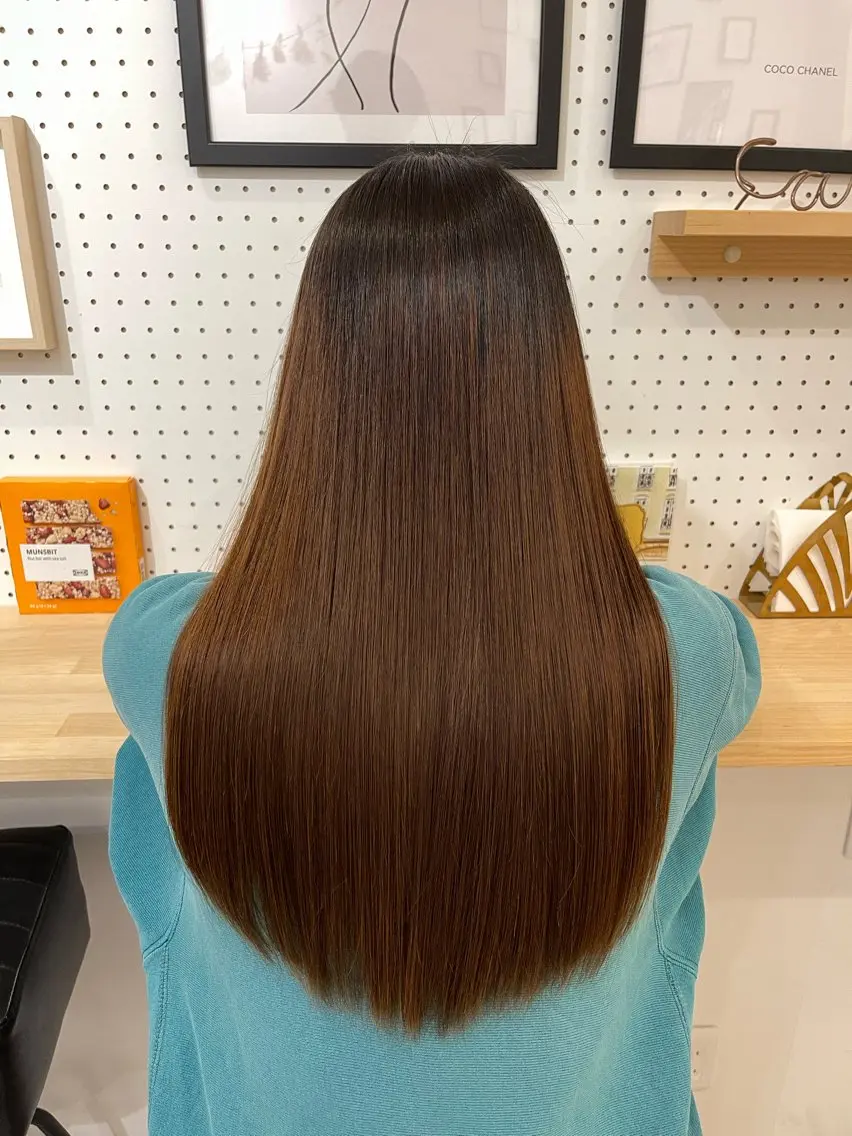 ロング 髪質改善 縮毛矯正 縮毛・酸性ストレート 特化のヘアスタイル